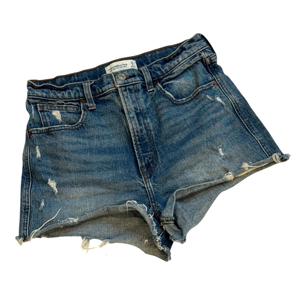 Abercrombie & Fitch Ultra High Rise Mom Shorts